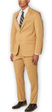  Big And Tall Mens Suit Separates - Khaki Suit