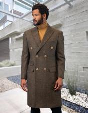  Breasted Tan Overcoat
