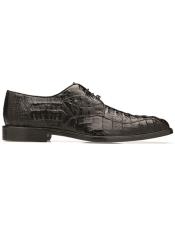  Belvedere Chapo Hornback Lace Up Shoes Black