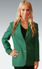  Matching Mens and Women Mens Blazer - Kelly Green Sport Coat