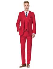  Retro Paris Suits - Retro Paris - Retro Mens Red Suits -