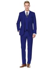  Retro Paris Suits - Retro Paris - Retro Mens Blue Suits -