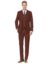  Retro Paris Suits - Retro Paris - Retro Mens Rust Suits - Style "Same As Whats on the