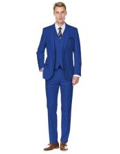  Retro Paris Suits - Retro Paris - Retro Mens Royal Blue Suits - Style "Same As Whats on