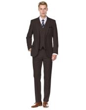  Retro Paris Suits - Retro Paris - Retro Mens Brown Suits - Style "Same As Whats on the