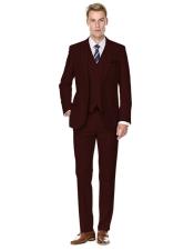  Retro Paris Suits - Retro Paris- Retro Mens Dark Brown Suits - Style "Same As Whats on the