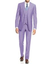  Retro Paris Suits - Retro Paris - Retro Mens Lavender Suits - Style "Same As Whats on the