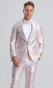 Pink Floral Paisley Prom