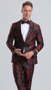  Big and Tall Mens Tuxedos Jacket - Big and Tall Dinner Jacket Bowtie Included - For Big Guys