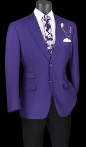  Purple Plaid Blazer - Mens Purple Windowpane Sportcoat