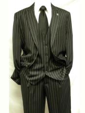  White Striped Suit