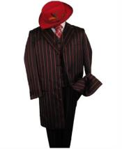  Black and Red Zoot Suit