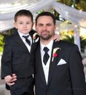  Dad And Son Matching Suits - Black Dad and Son Outfits