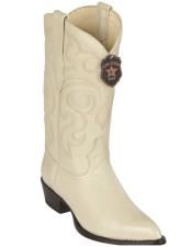  Elk Cowboy Boots White-White
