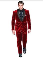  Velvet Fabric Suit 