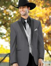  Mens Western Style Suits - Light Grey Cowboy Suit - Country Wedding