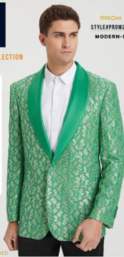  Lime Green Tuxedo - Neon Green Blazer
