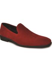 Mens Vegan Suede Wedding and Prom Slip On Loafer Dress Shoe in