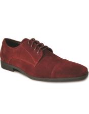  Mens Vegan Suede Style Wedding and Prom Cap Toe Dress Shoe in