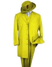  Big and Tall Yellow Zoot Suit