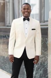  Ivory Tuxedo Jacket - Cream Wedding Suit - Off White Suit (Jacket and Pants Included)