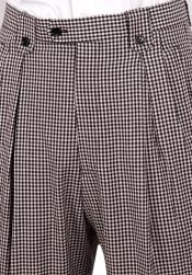  Houndstooth Wide Leg Pants Wide leg Pants Plus Matching Double Breasted Vest