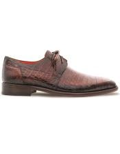  Brand: Mezlan Shoes For Men On Sale Mens 2-Eyelet Alligator Exotic Derby