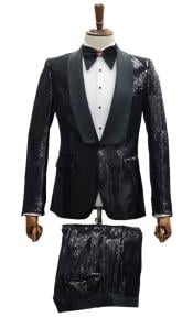  Giovanni Testi Suits - Giovanni Tuxedo Sequin Suit - Shiny Tuxedos -