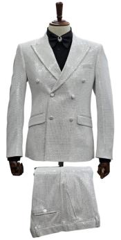  Giovanni Testi Suits - Giovanni Tuxedo Sequin Suit - Shiny Tuxedos -