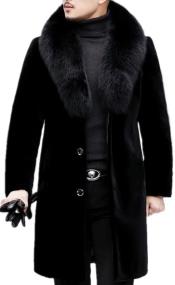  Faux Fur Coat Black