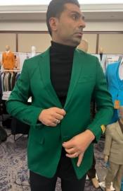  Mens Emerald Green Blazer - Green Sport Coat - Summer Jacket -