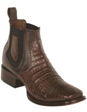  Square Toe Caiman Boots