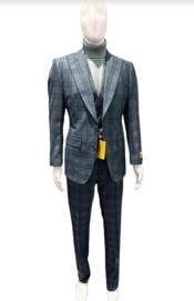  Vested Suits - Patterned Suit - light Color Summer Suit - 1920s