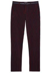  Black and Red Pinstripe Gangster Dress Pants - 1920s Mobster Slacks
