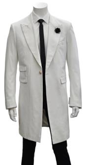  Zoot Suit Made of Velvet Fabric - 1920s Velvet Suit (Black Pants) - White