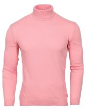  Turtleneck Sweater - Light Pink