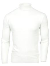  Turtleneck Sweater - White