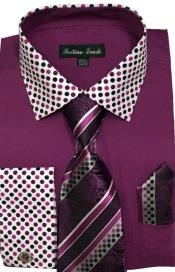  Fortino Landi Shirt FL630-Purple