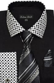  Fortino Landi Shirt FL630-Black