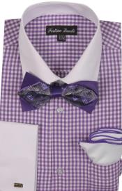  Fortino Landi Shirt MS628-Lavender