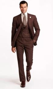  Mens Denim Fabric Suit - Real Cotton Fabric Navy Blue Denim Suit Vested Suit