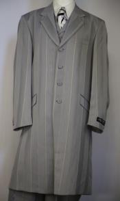  Maxi Long Length Zoot Suit - Gray Zoot Suit