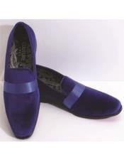  Mens Prom Tuxedo Loafer - Royal Blue Prom Shoe - Party Shoe