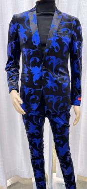  Suit - Royal Blue