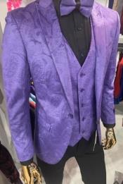  Mens Suit Purple
