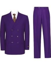  Mens Purple Suit - Double Breasted Suit - 1920s Suit - Mardi