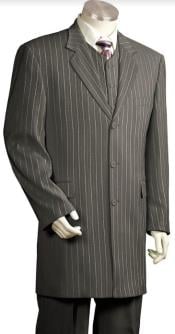  Gray Pinstripe Zoot Suit - Gangster Suits