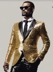  Suit - Gold Tuxedo