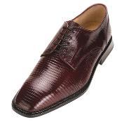 Men's burgundy dress shoes