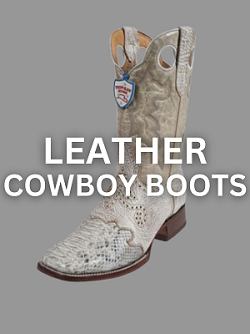 LEATHER COWBOY BOOTS